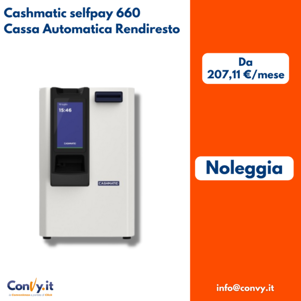 Cashmatic selfpay 660 Cassa Automatica Rendiresto