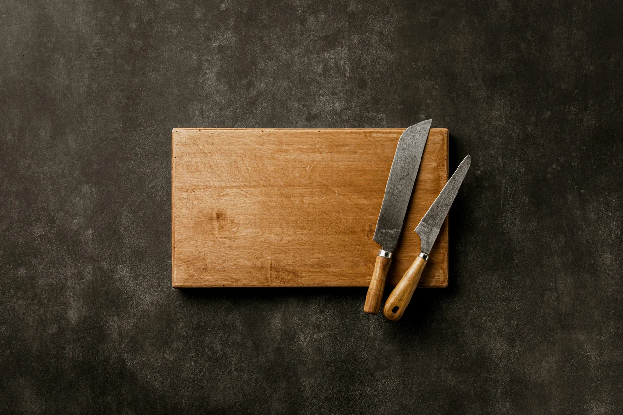 Metodi naturali per pulire il tagliere in legno Immagine selezionata